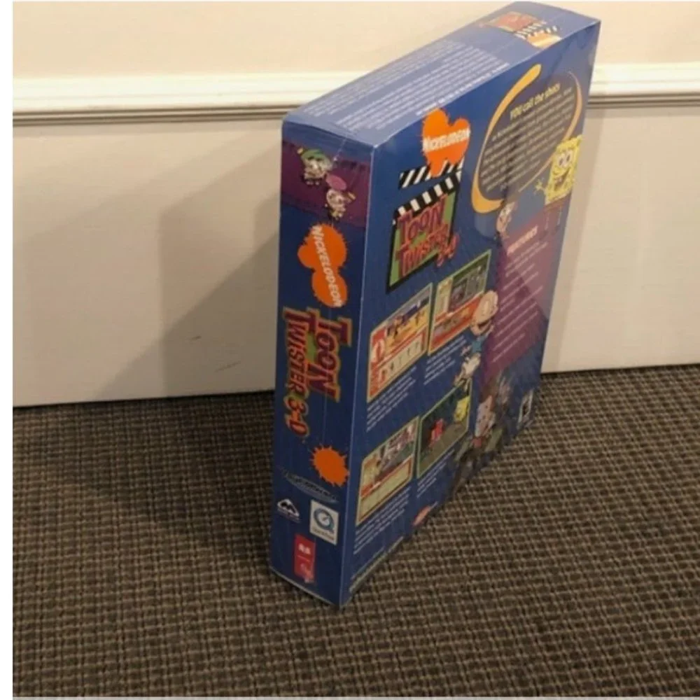 NICKELODEON TOON TWISTER 3D. NEW IN BOX. NEVER OPENED & ORIGINAL PLASTIC